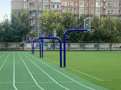 地埋圆管式篮球架